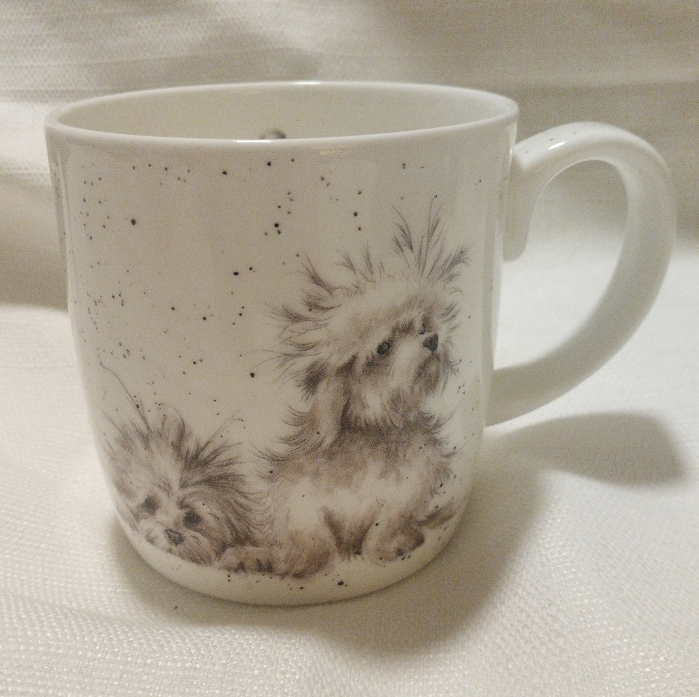 Royal Worcester Best of Friends By Hannah Dale Bone China Dogs Coffee/Tea Mug